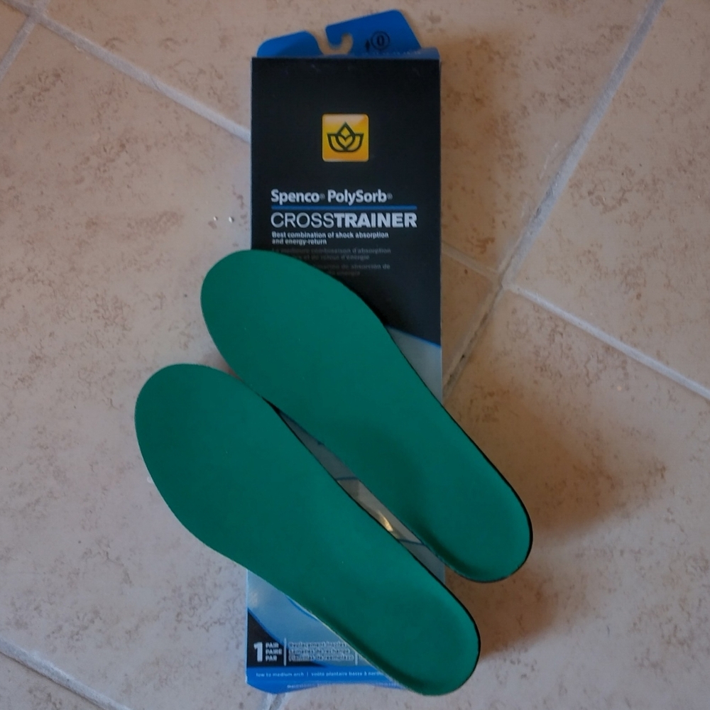 Spenco Polysorb Crosstrainer Insoles Inserts Size 0 (3-4)